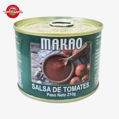 MAKAO 210g Canned Salsa De tomates Brix9-11%
