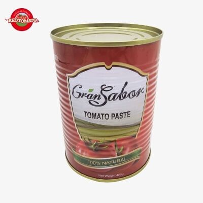 Gransadon 400g Canned Tomato Paste (Brix 24%-26%) – OEM Supported With Custom Packaging Design