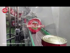 Retomate own brand 4500g canned tomato paste with a Brix of 28-30% in production