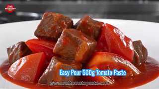 Double Concentrated Tomato Paste Packed In Spouted Stand-up Sachets, Sizes Available: 50g To 500g